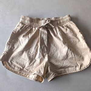 Cotton drawstring shorts